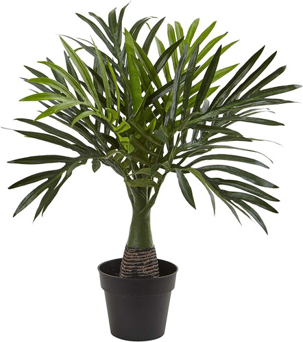 15.5in. Mini Planta Artificial Areca Palm, Verde