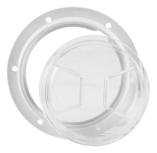 Boat Hatch With 6 Inch O-rings Clear