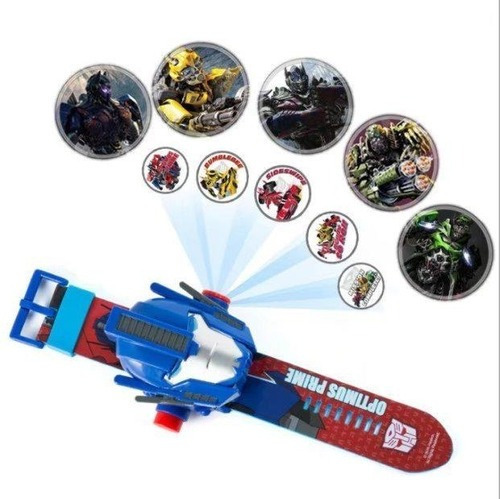 Reloj Proyector Infantil Advengers Superhéroe Optimus Prime