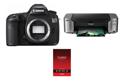 Canon Eos 5ds R Dslr Camara Body Con Inkjet Printer Kit