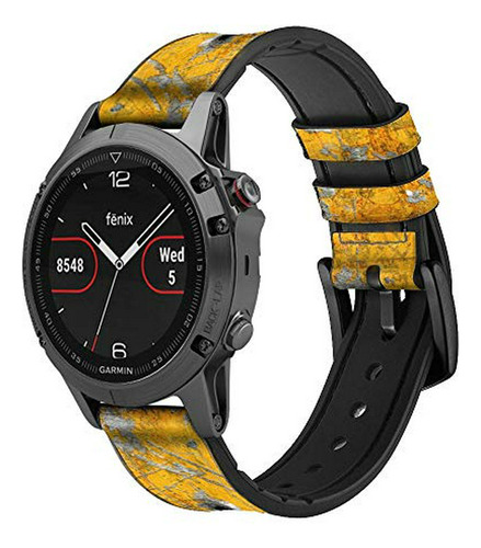 Banda Para Garmin Vivoactive 4, Amarillo Oxido