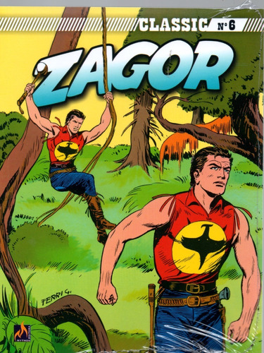 Zagor Classic N° 06 - Zagor Contra Zagor - 108 Páginas Em Português - Editora Mythos - Formato 16 X 21 - Capa Mole - 2021 - Bonellihq 6 B23