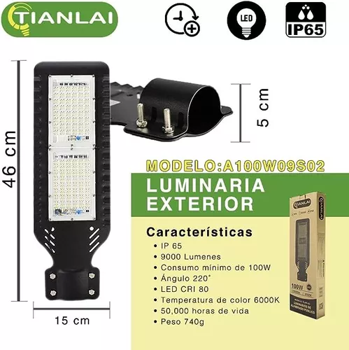 Interruptor Lámpara 100w (color: Blanco)