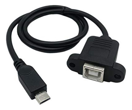 Cerrxian - Micro Usb (50 Cm), Macho De 5 Pines A Usb Tipo B