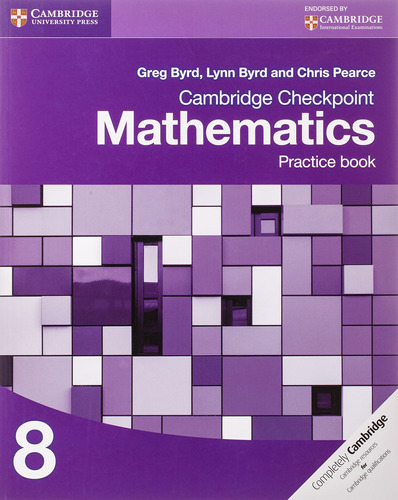 Camb Checkpoint Maths 8 Practice Book, De Byrd, Greg., Vol. Na. Editora Cambridge, Capa Mole Em Inglês, 2021