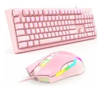 Comprar Teclado Gamer Rosado G25 + Mouse Onikuma Cw905 Mouse RGB Teclado Rosa \u002F set gamer teclado + mouse rosado onikuma (G25 + CW905) - 2062