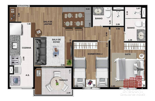 Imagem 12 de 14 de Apartamento A Venda 2 E 3 Dormitórios Perto Do Metrô Belém - 6941