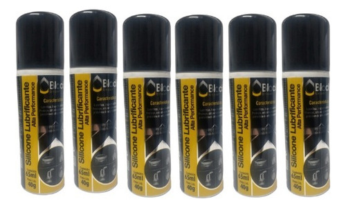 Kit Silicone Lubrificante Performance Black (65ml)- 6 Unid