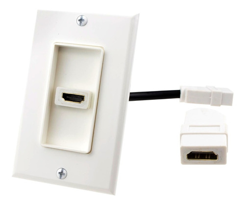 Wall Plate Hdmi Face Plate Mi402 Solidview Toma Hdmi