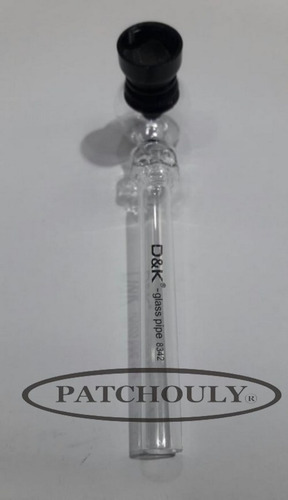 Imagen 4 de 7 de Pipa De Vidrio Pyrex Calavera Skull D&k Borosilicato 12 Cm.