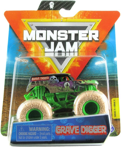 Monster Jam Grave Digger Ruedas Beige