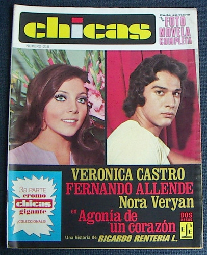 Fotonovela, Veronica Castro Y Fernando Allende