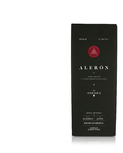 Imagen 2 de 2 de Mezcal Alerón - 750 Ml | 1 Botella + Regalo Anfora (2 Shots)