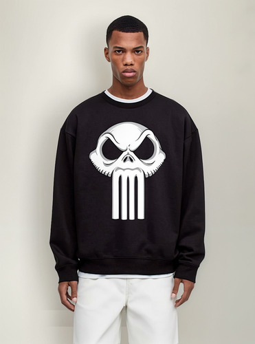 Sudadera Sweater Punisher Jack Skellington Tim Burton + Envi