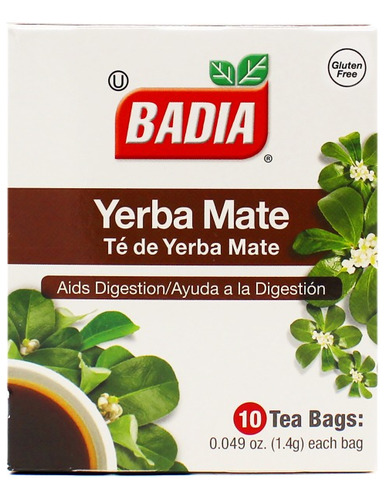 Yerba Mate Badia Ayuda A La Digestión Badia Sin Cafeína 