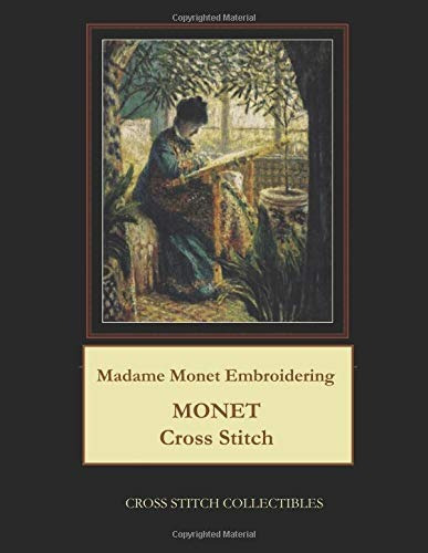 Madame Monet Embroidering Monet Cross Stitch Pattern