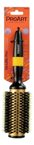 Escova Metallic Proart Profissional Para Alissar E Modelar Cor Amarelo