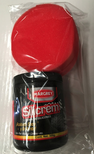 Silicrem Crema De Silicones Margrey 300g 2 Esponjas