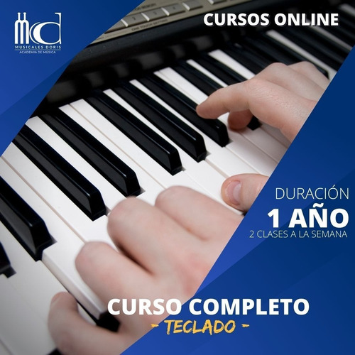 Curso De Teclado Completo Clases Por Un Año
