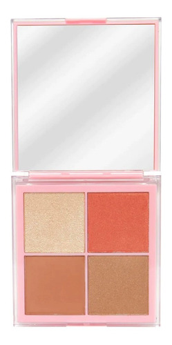 Paleta De Rubor Iluminador Keep Me Blushin Beauty Creations