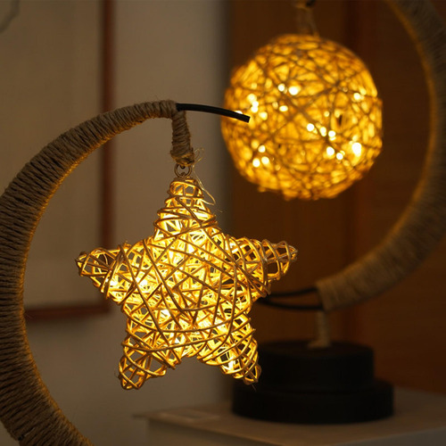 Luz De Noche Led Lámpara De Luna Decoración De Dormitorio