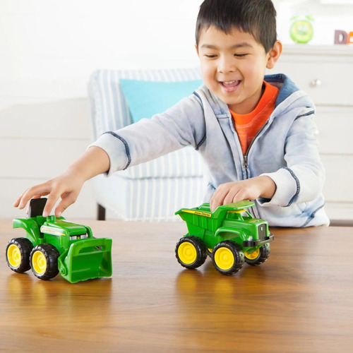 John Deere Juego Tractor Y Camion Volquete Pack 2 - 35874 Color Verde