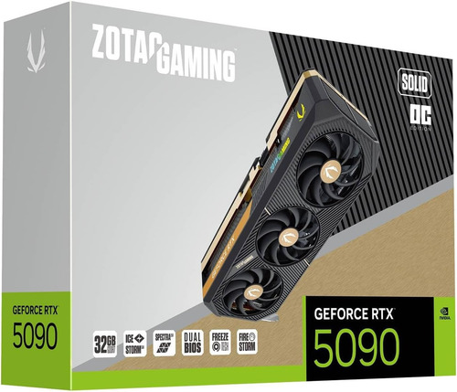 Zotac Gaming Geforce Rtx 5090 Solid Oc 32gb 512 Bit Gddr7