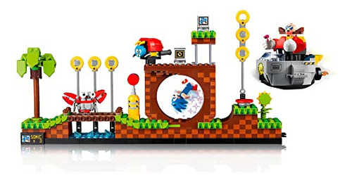 Kit De Construcción Lego Sonic Green Hill Zone Con 1.125 Pie