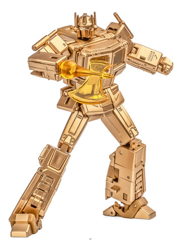 G1 The Golden Lagoon Optimus Prime Dorado (con Carruaje)