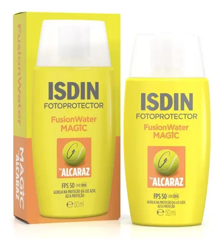 Protetor Solar Facial Isdin Fusion Water Magic FPS 50