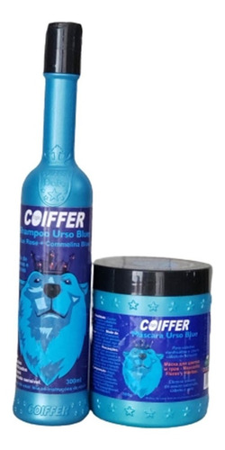 Imagem 1 de 6 de Kit Capilar Urso Blue Coiffer  Elimina Odores