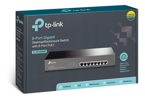 Switch Tp-link Tl-sg1008mp Tl-sg1008pe 8 Puertos Rj45 10 100