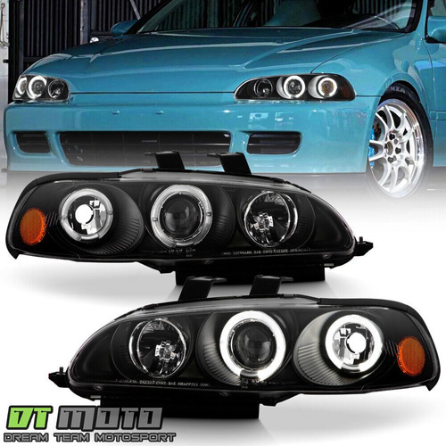 Par Faros Negro Interior Led Honda Civic Dx 1995 1.5l