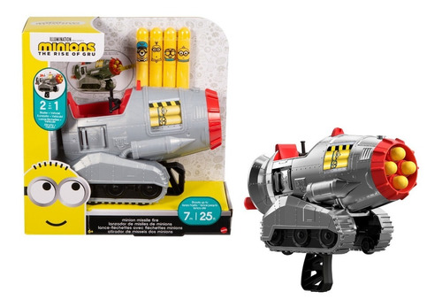 Pistola Dardos Tanque De Combate Minions Niños