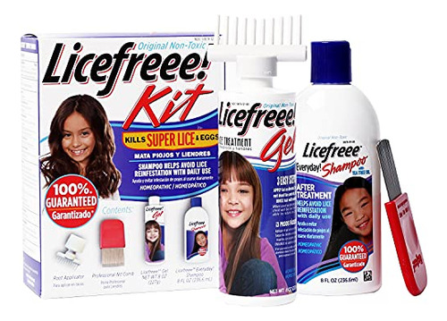 Tec Labs Licefreee Kit Todo En Uno Tratamiento Completo Para