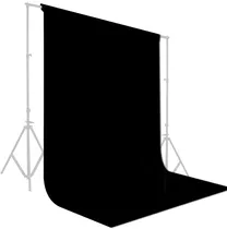 Comprar Fondo Infinito Negro 3x4 Mts - Tela C\u002Festructura+envio