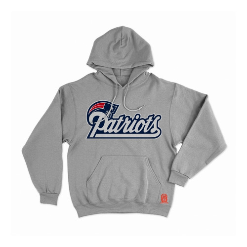 Polera Con Capucha Motivo  Patriots  002