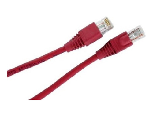 Puntotecno - Pack X 3 Patch Cord Leviton Cat 5e Rojo 