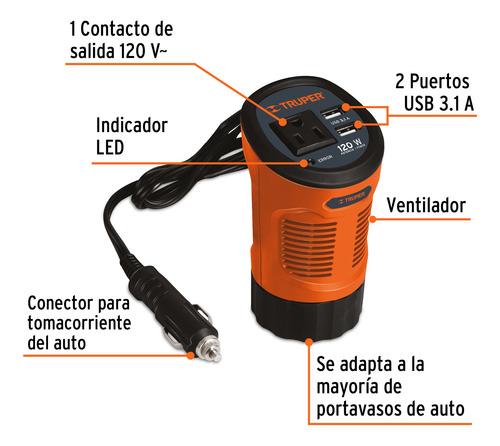Gato Hidráulico 2t C/ Estuche Y Kit De Emergencia Truper