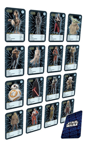 Cartas Star Wars  Naipes  Star Wars  Juegos Star Wars