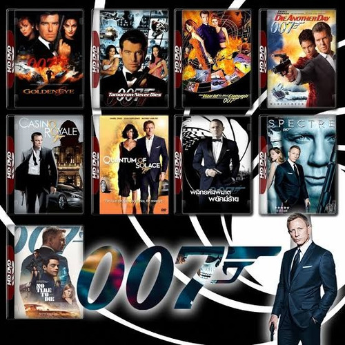 Dvd Coleção Completa : 007 James Bond ( 26 Filmes )