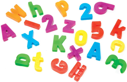 Educational Insights Alfabeto Números Magnéticos Juguetes