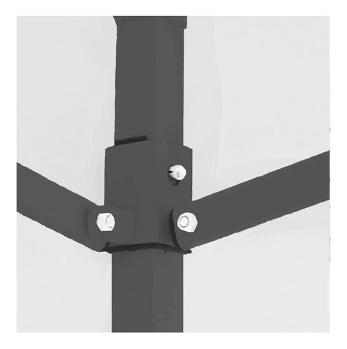 Toldo Carpa Plegable Reforzado 3x4.5 Impermeable Eventos Color Blanco