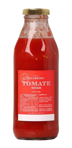 Tomate Triturado X480g - Finca Lecumberri (12 Unidades)