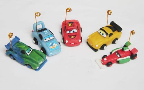 Souvenirs X 12 Rayo Mc Queen, Cars En Porcelana Fria