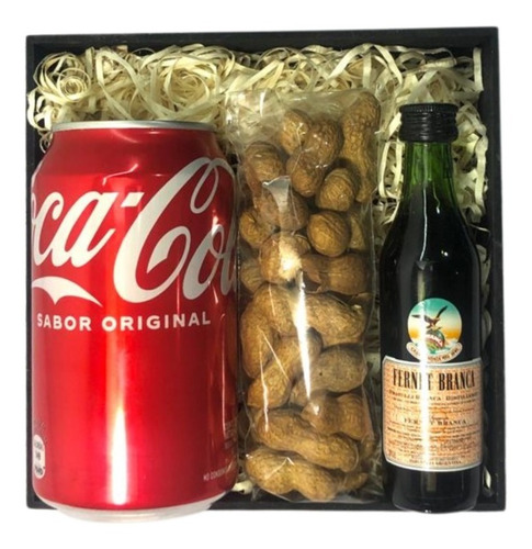 Kit Fernet Branca 50ml + Coca Cola + Maní - Pérez Tienda -