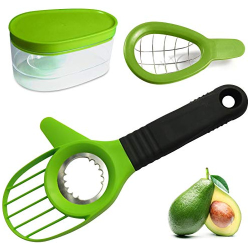 Avocado 3 Piece Set - Conjunto De Cortador,  , Pelador,...