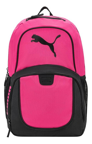 Mochila Urbana Puma Contender Backpack Color Rosa Chicle Diseño Lisa