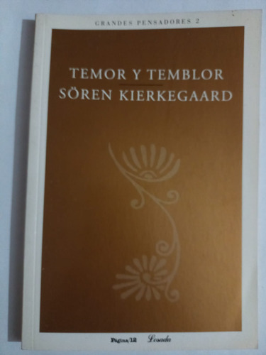 Temor Y Temblor (sören Kierkegaard)