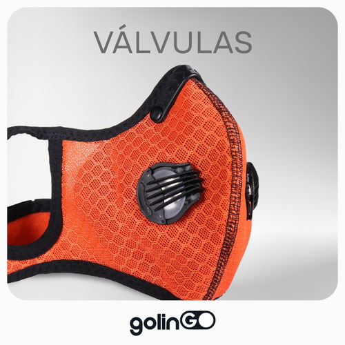 Cubrebocas N95 Lavable Reusable 2 Válvulas Deportivo 3 Pzas